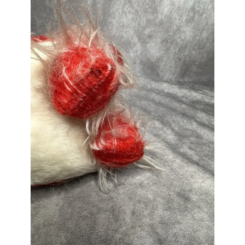 Vintage Fable Toy Plush Red‎ Dog Carnival Fair Scruffy Plush